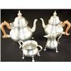 Image 1 : 4 piece Stieff Pewter Tea Set