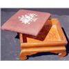 Image 3 : Footstool with Needlework