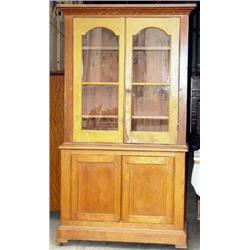 Step Back Cupboard Painted Grain