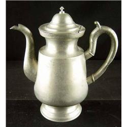 Pewter Coffee Pot, 19th Century