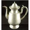 Image 1 : Pewter Coffee Pot, 19th Century