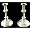Image 1 : Pewter Candlesticks, Push Up Style