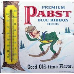 Advertising Tin Thermometer Pabst