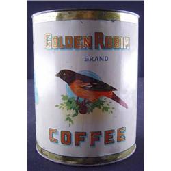 Advertising Tin, Golden Robin Coffee Tin