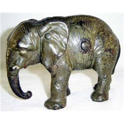 Cast Iron Elephant Bank