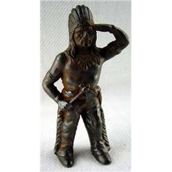 Cast Iron Indian Still Bank