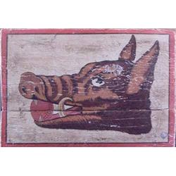 Painted Wood Sign, Antique