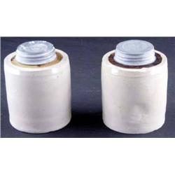 2 Crocks with Screw-on Lids