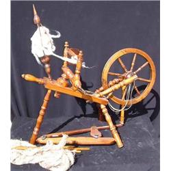 Spinning Flax Wheel