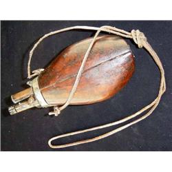 Powder Horn, Wood / Brass