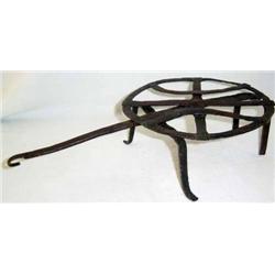 Cast Iron Spinning Fireside Trivet