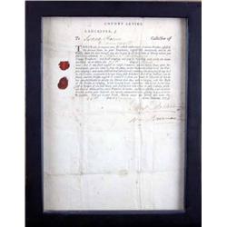 1776 Document with Wax Seal