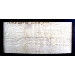 1743 Indenture with Paper Seal