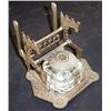 Image 1 : Victorian Cast Iron / Glass Inkwell