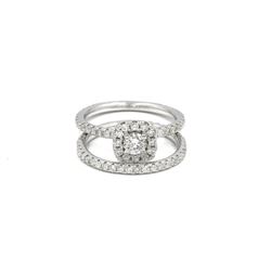 1.27 ctw Diamond Ring - 14KT White Gold