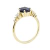 Image 4 : 2.03 ctw Sapphire and Diamond Ring - 14KT Yellow Gold