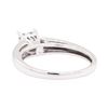 Image 3 : 0.25 ctw Diamond Solitaire Motif Ring - 14KT White Gold