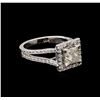 Image 1 : 1.85 ctw Diamond Ring - 14KT White Gold