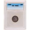 Image 1 : 1833 Capped Bust Dime Coin ICG MS62