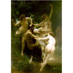 William Bouguereau - Nymphs and Satyr