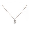 Image 2 : 1.4 ctw Heart Diamond Designer Necklace 18K Rose Gold