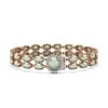 Image 1 : 17.42 ctw Opal & Diamond Bracelet 14K Rose Gold