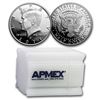 Image 1 : 90% 1992 to Date Silver Kennedy Half Dollar 20-Coin Roll Proof
