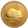 Image 1 : 2008 Australia 1 oz Gold Lunar Mouse BU (Series II)