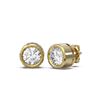 Image 2 : 1 ctw Diamond Earrings 18K Yellow Gold