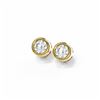 Image 3 : 1 ctw Diamond Earrings 18K Yellow Gold