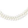Image 1 : 14k Gold 7.5-9 mm 2 Strand Freshwater Cultured Pearl Necklace