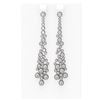 Image 1 : 3.83 ctw Diamond Earrings 18K White Gold
