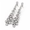 Image 3 : 3.83 ctw Diamond Earrings 18K White Gold