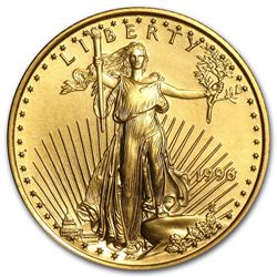 1996 1/4 oz Gold American Eagle BU