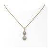 Image 1 : 1.25 ctw Diamond Designer Necklace 18K Yellow Gold