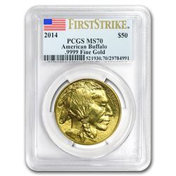 2014 1 oz Gold Buffalo MS-70 PCGS (FirstStrike?)