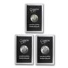 Image 1 : 1882-1884 3-Coin Carson City Morgan Dollar Set BU (GSA)