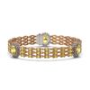 Image 1 : 24.46 ctw Citrine & Diamond Bracelet 14K Rose Gold
