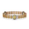 Image 2 : 24.46 ctw Citrine & Diamond Bracelet 14K Rose Gold