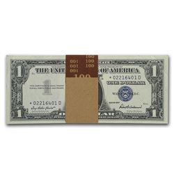 1957* $1.00 Silver Certificate CCU (100 Consecutive STAR Notes)