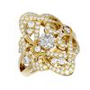 Image 3 : 2.02 ctw Diamond Ring 18K Yellow Gold