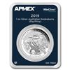 Image 1 : 2019 AUS 1 oz Kookaburra Lunar Pig Privy (MintDirect? Premier)