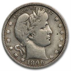 1896-O Barber Quarter Fine (Details)