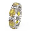 Image 2 : 7.64 ctw Canary Citrine Ring 18K White Gold