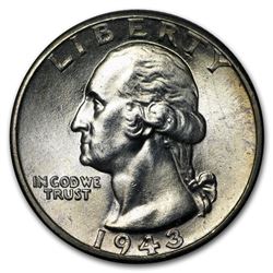 1943-D Washington Quarter BU