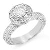 Image 1 : 2.0 ctw Certified VS/SI Diamond Ring 18k White Gold