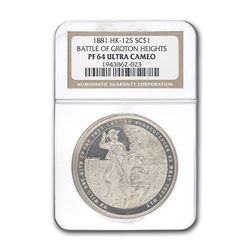 1881 Battle of Groton Heights PF-64 NGC (HK-125)