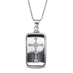 10 gram Silver - PAMP Cross Pendant (w/Chain)