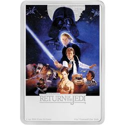 2017 Niue 1 oz Silver $2 Star Wars Return of the Jedi Poster