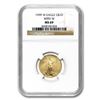 Image 1 : 1999-W 1/4 oz Gold American Eagle MS-69 NGC (W Variety)